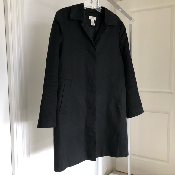 Black Brooks Brothers 346 Trench Coat size 6 (small) - Picture 5 of 5